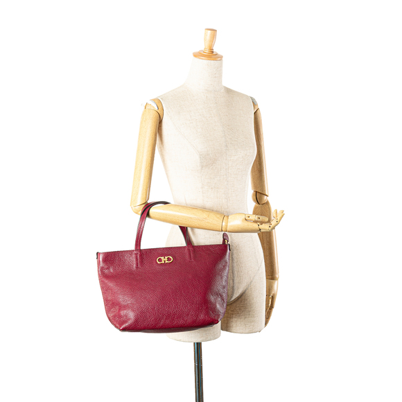 Pre-Loved Ferragamo Leather Gancini Tote - Picture 12 of 12